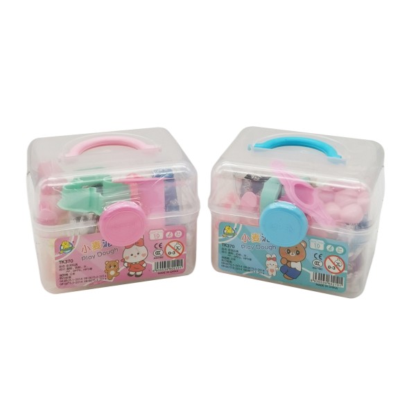 ΣΕΤ ΠΛΑΣΤΕΛΙΝΕΣ ΣΕ 10 ΧΡΩΜΑΤΑ-3 ΚΑΛΟΥΠΙΑ ΡΟΖ / ΓΑΛΑΖΙΟ 1241-12